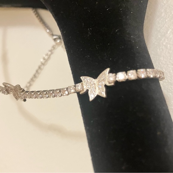 By Lolita New York Butterfly Tennis Necklace, Gently Used - Picture 4 of 4